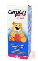 Cerutin Junior malinowy 120 ml