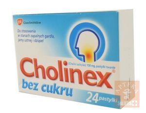 Cholinex b/cukru x 24 past.
