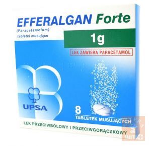 Efferalgan Forte 1000 mg x 8 tabl.