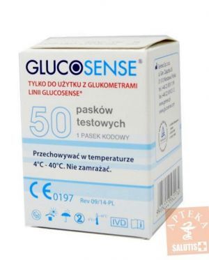 Glucosense x 50 pasków test.