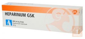 Heparinum GSK 300 j.m./g x 20 g  krem