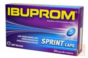 Ibuprom Sprint kaps.200 mg x 24 kaps.
