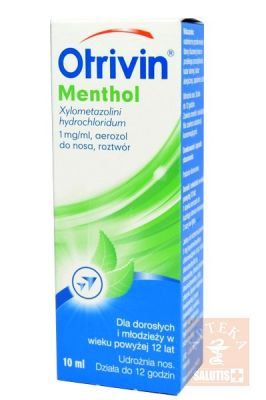 Otrivin Menthol 1 mg/ml 10 ml