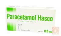 Paracetamol 125 mg x 10 czop.