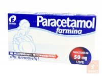 Paracetamol Farmina 50 mg x 10 czopków