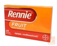 Rennie Fruit x 24 tab.do ssania