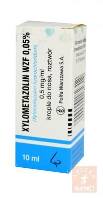 Xylometazolin 0.05% krople do nosa 10 ml