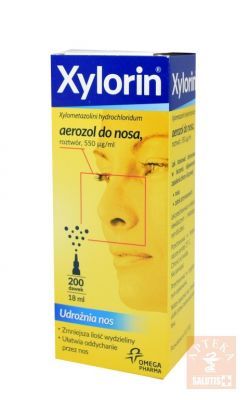 Xylorin aerozol do nosa 18 ml