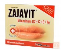 ZAJAVIT (Vitaminum  B2+C+E+Fe) 30 tabl.